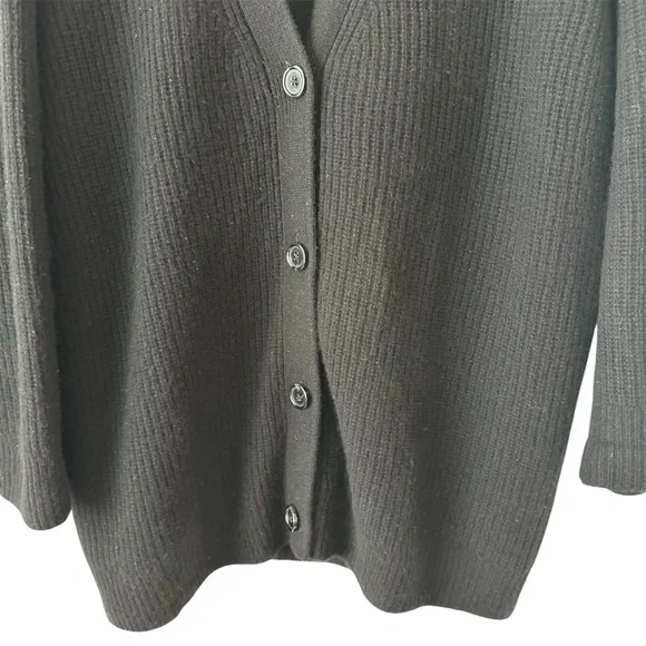 QUINCE MONGOLIAN CASHMERE OVERSIZED BOYFRIEND CARDIGAN SWEATER - Picture 8 of 8